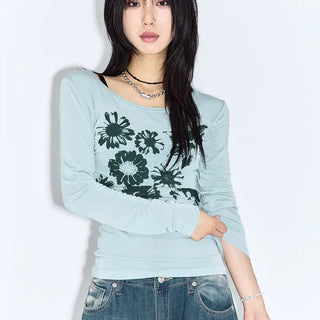 Purin Flower Long Sleeve
