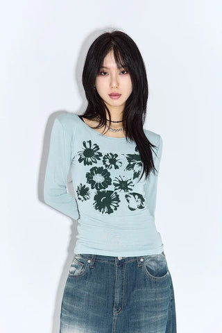 Purin Flower Long Sleeve