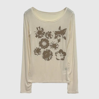 Purin Flower Long Sleeve