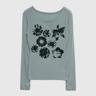 Purin Flower Long Sleeve