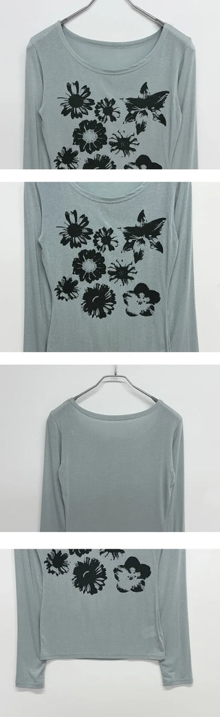 Purin Flower Long Sleeve