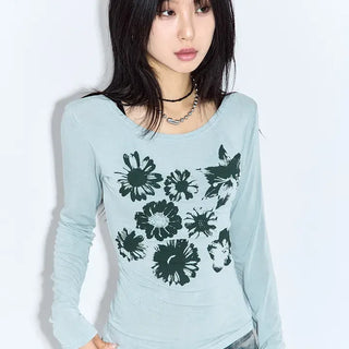 Purin Flower Long Sleeve