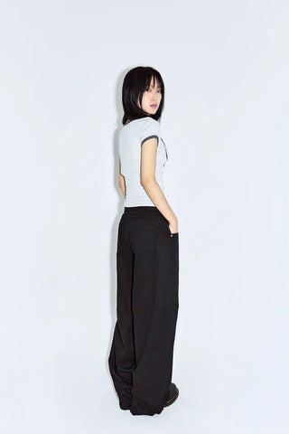 Flute Cut Cotton Pants