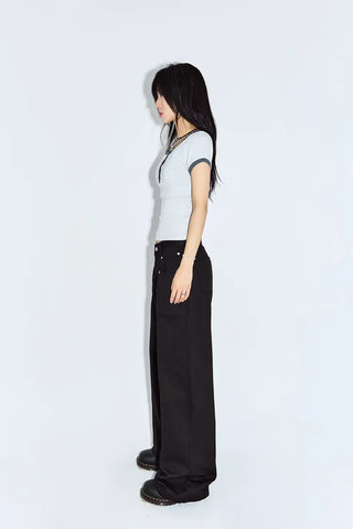 Flute Cut Cotton Pants