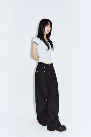 Flute Cut Cotton Pants
