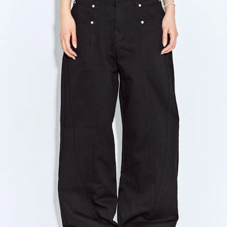 Flute Cut Cotton Pants