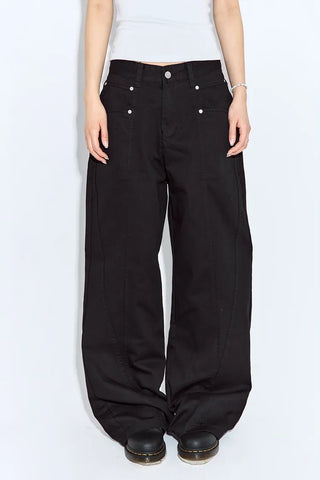Flute Cut Cotton Pants