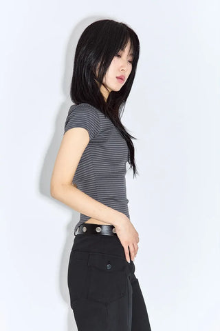 Enzo Cap Sleeve Short Sleeve Tee