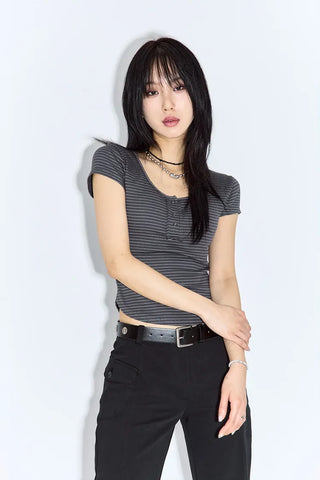 Enzo Cap Sleeve Short Sleeve Tee