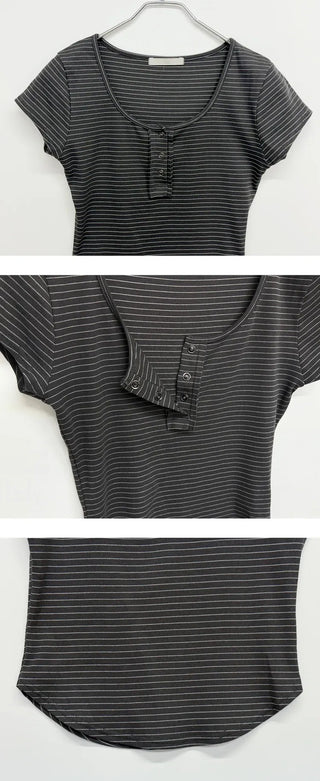 Enzo Cap Sleeve Short Sleeve Tee