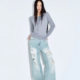 Stay Damage Wide Jean