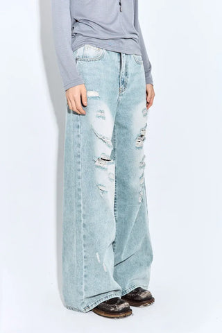 Stay Damage Wide Jean