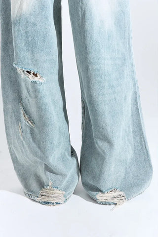 Stay Damage Wide Jean