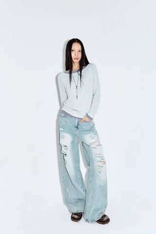 Stay Damage Wide Jean
