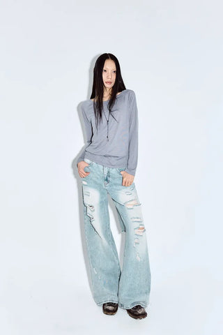 Stay Damage Wide Jean