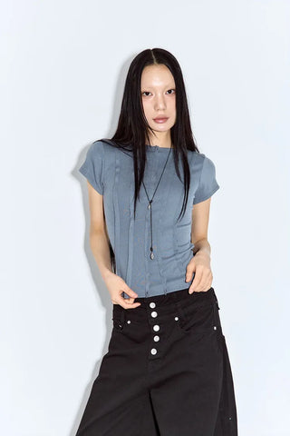 Kaz Cut-out Short Sleeve Tee