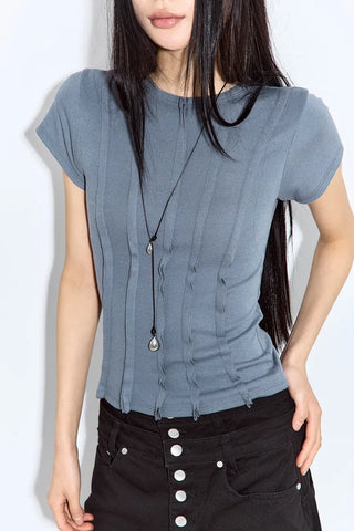 Kaz Cut-out Short Sleeve Tee