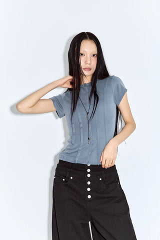 Kaz Cut-out Short Sleeve Tee