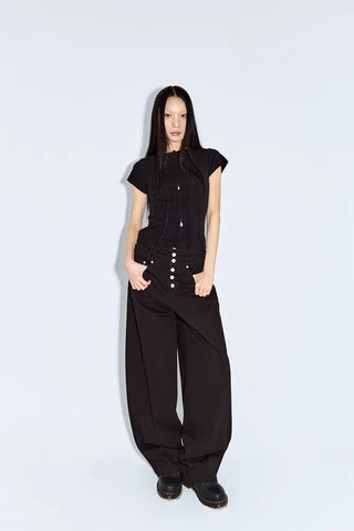 Kaz Cut-out Short Sleeve Tee