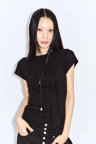 Kaz Cut-out Short Sleeve Tee