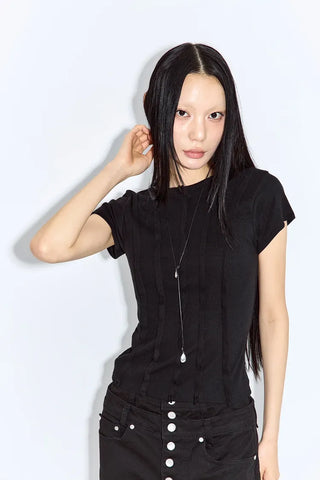Kaz Cut-out Short Sleeve Tee