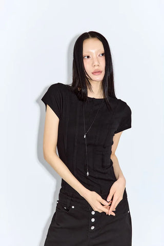 Kaz Cut-out Short Sleeve Tee