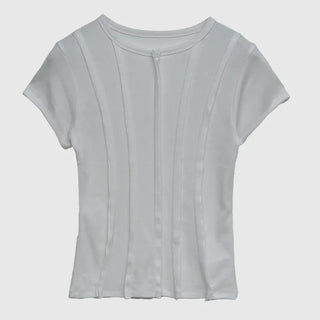 Kaz Cut-out Short Sleeve Tee
