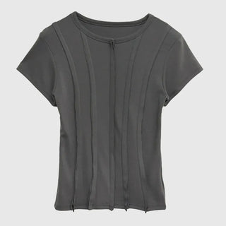 Kaz Cut-out Short Sleeve Tee