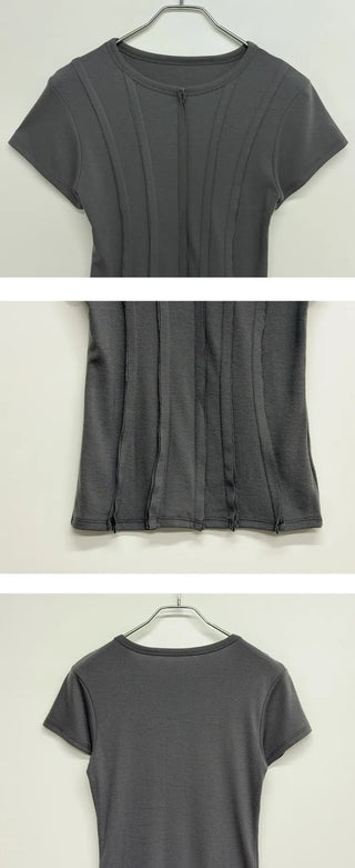 Kaz Cut-out Short Sleeve Tee