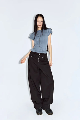 Kaz Cut-out Short Sleeve Tee