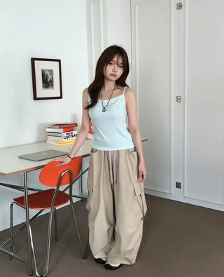 Side Cargo Balloon Pants