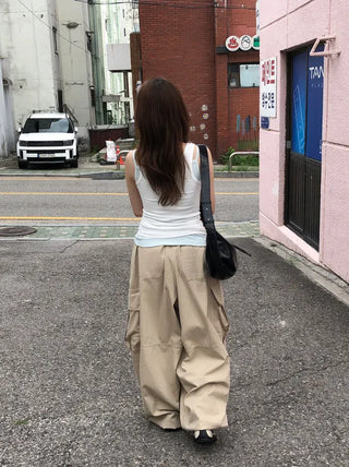 Side Cargo Balloon Pants
