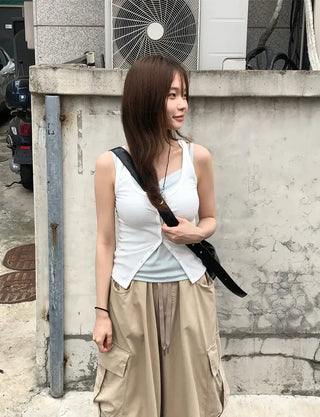 Side Cargo Balloon Pants