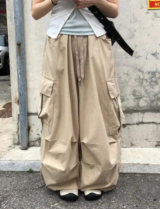 Side Cargo Balloon Pants