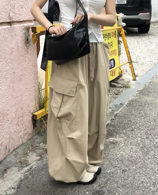 Side Cargo Balloon Pants