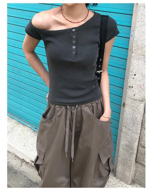Side Cargo Balloon Pants