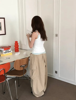 Side Cargo Balloon Pants