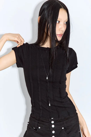 Layered Button Wide Pants