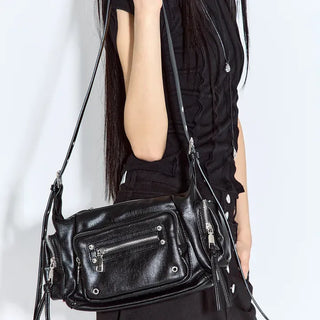 Eyelet Pocket Crossbody Bag