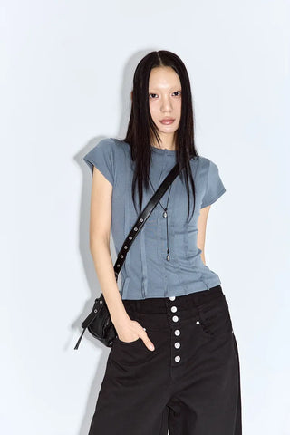 Eyelet Pocket Crossbody Bag