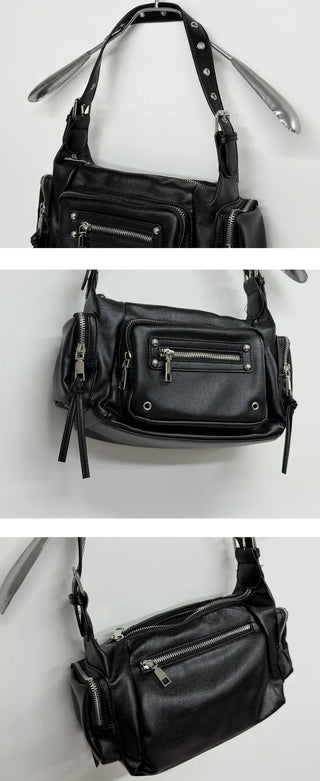 Eyelet Pocket Crossbody Bag