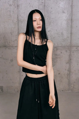 Miss Button Sleeveless