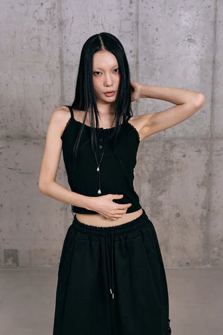 Miss Button Sleeveless