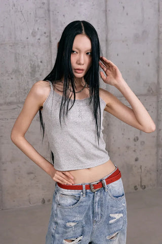 Miss Button Sleeveless