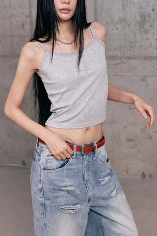 Miss Button Sleeveless