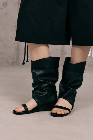 Rona Shirred Folding Boots