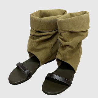 Rona Shirred Folding Boots