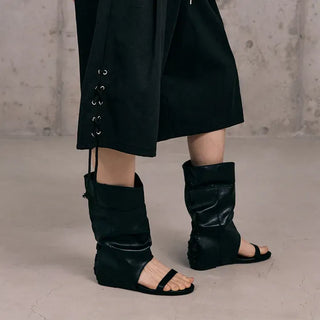 Rona Shirred Folding Boots