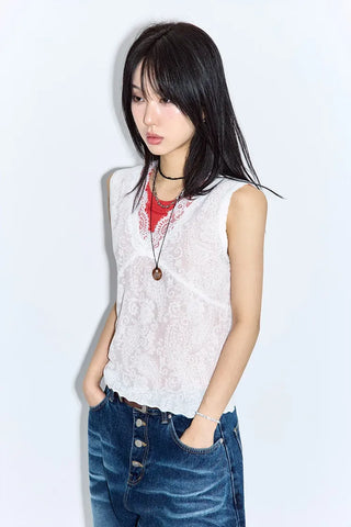 Vibr Lace Sleeveless
