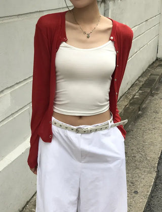 Toto Loose See-through Cardigan Summer Cardigan